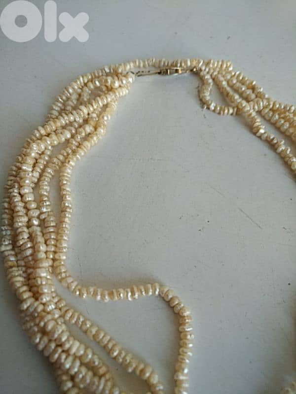 Old five strand freshwater rice pearls necklace - Not Negotiable 2