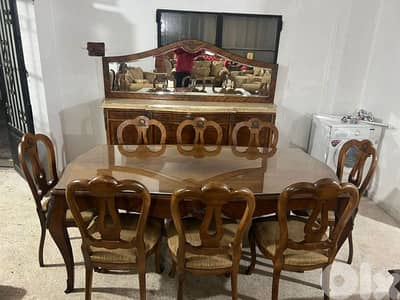 أوضة سفرة مصرية أنتيك مستعملة بحالة جديدة