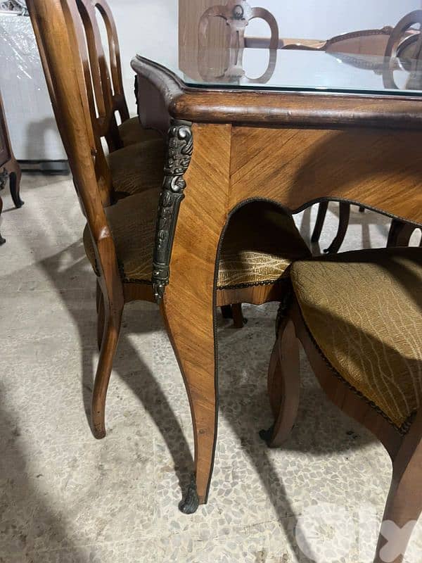 أوضة سفرة مصرية أنتيك مستعملة بحالة جديدة 8