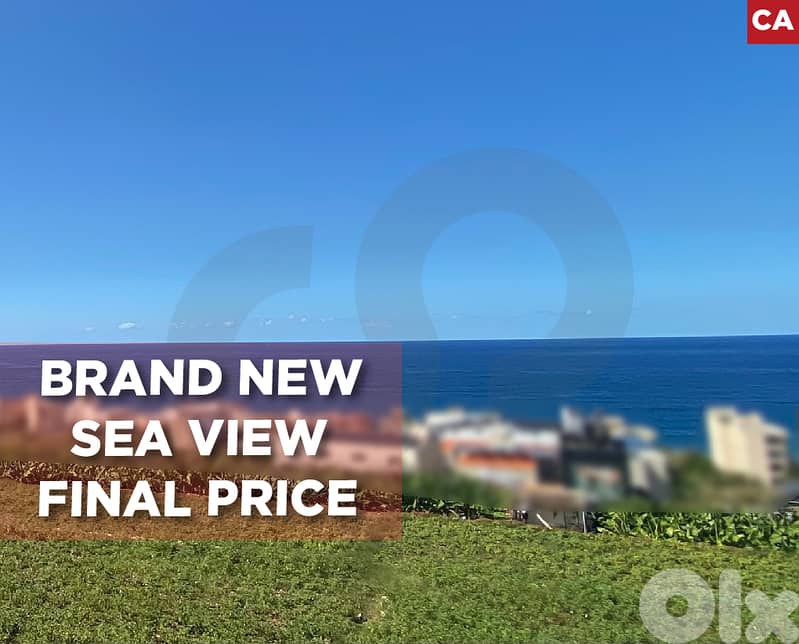 Brand New, sea view, keserwan, bouar/البوار  REF#CA129449 0