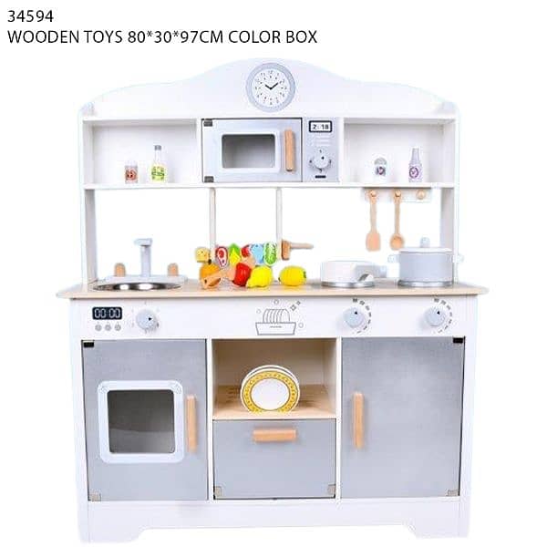 kids Wood Kitchen 0