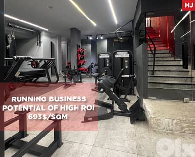 GYM Fully equipped/access via a few stairs IN ACHRAFIEH ! REF#HJ124523