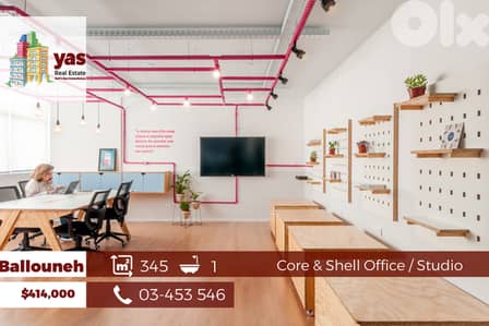 Ballouneh 345m2 | Core & Shell | Office/Clinic | Mountain View | GA