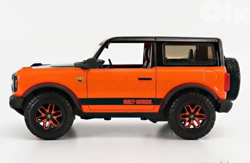 Ford Bronco 2021 (Harley Davidson) diecast car model 1;24 1