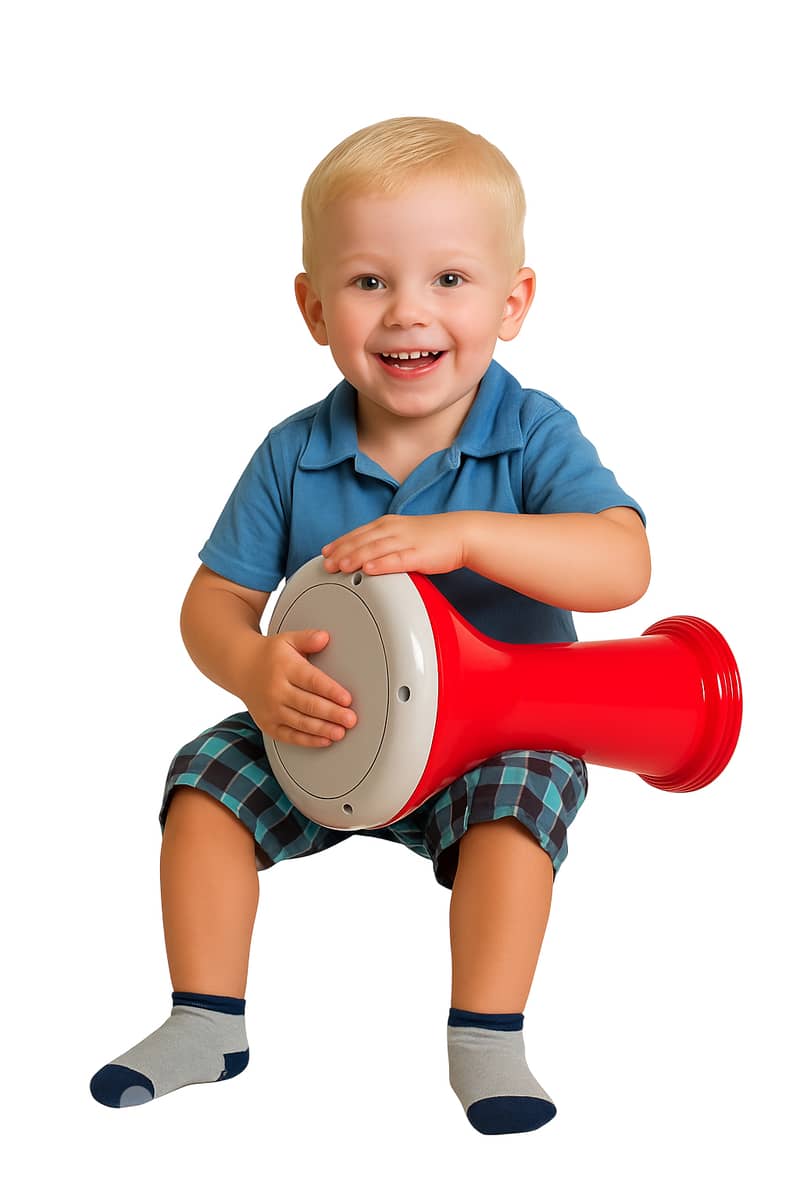 Kids standard red metal tabla - Darbouka 0