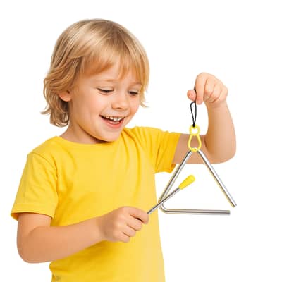 Kids triangle 4inches percussion