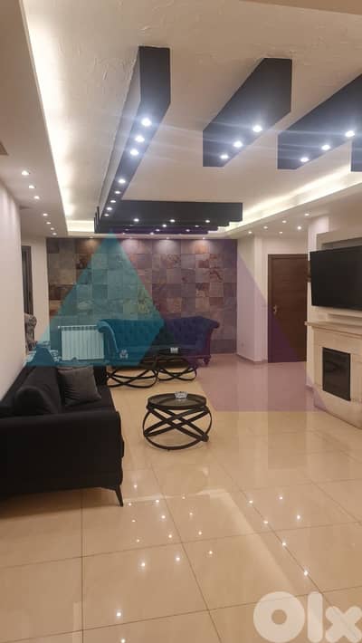 Furnished 215 m2 apartment+terrace+open view 4sale in Dik El Mehde