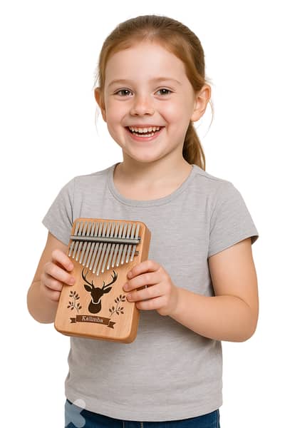 Kalimba 17 Keys Deer design
