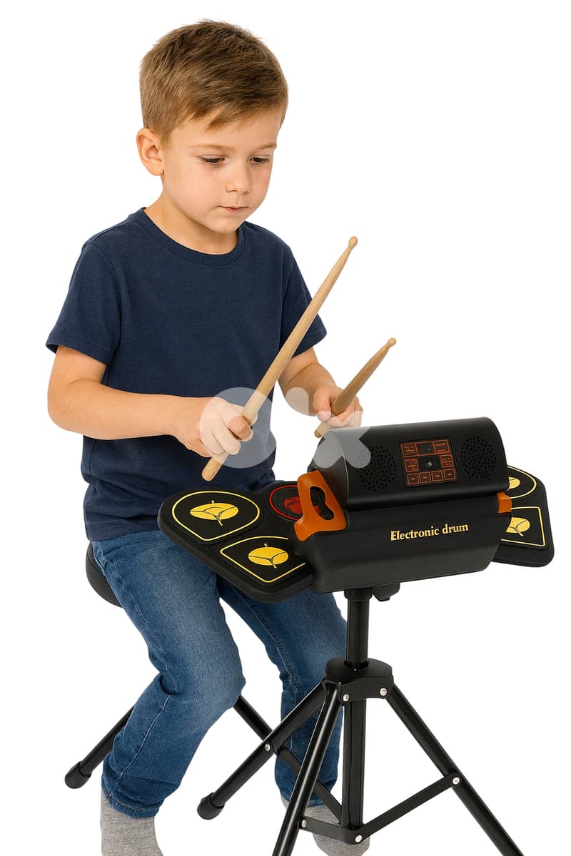 HQC1 Electric Drums with stand and speaker 0