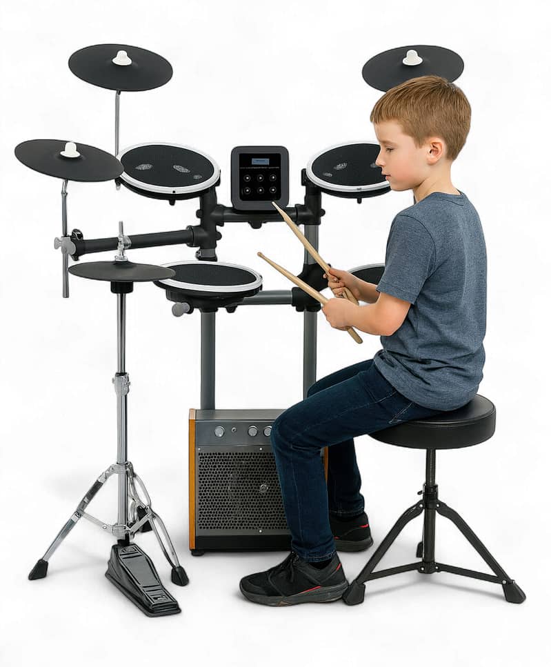 Aiwa DW02 large format digital drums with speaker 0