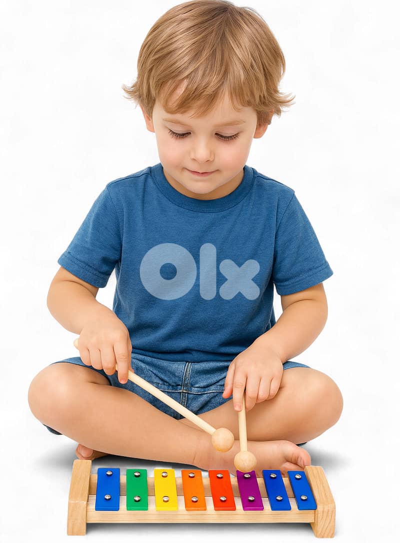 Kids 8 notes rainbow xylophone 0