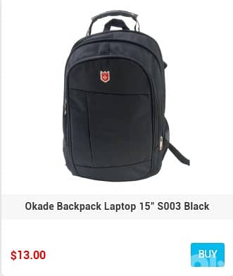 LAPTOP BAGS ALL COLORS 13", 15",17" WATER PROOF HP, LENOVO, ASUS 14