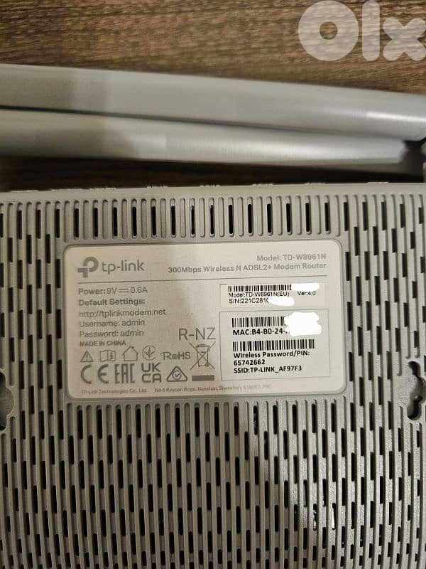 Tplink router ADSL 1