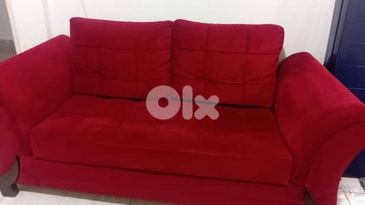 sofas and 2 sofa chair and 1 table with 4 mini