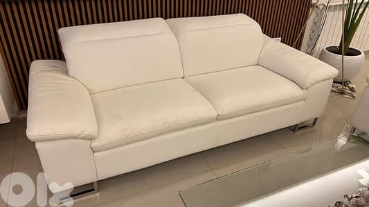 2 white Sofa