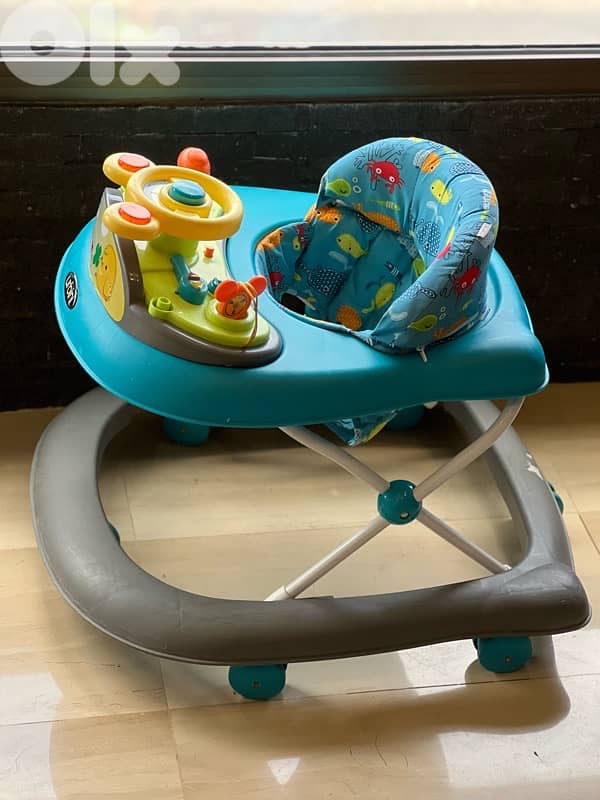 Urbini Adjustable Height & Toys Baby Walker 0
