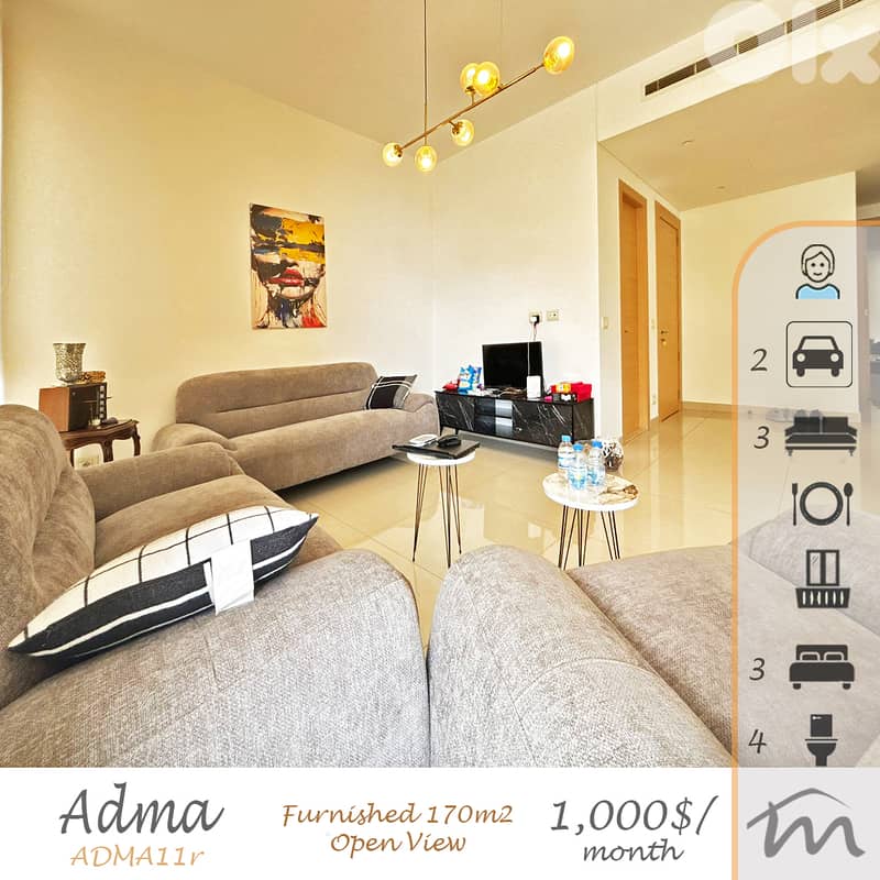 Adma | Signature | Furnished/Decorated 170m² | Open Sea-Mountain View 0