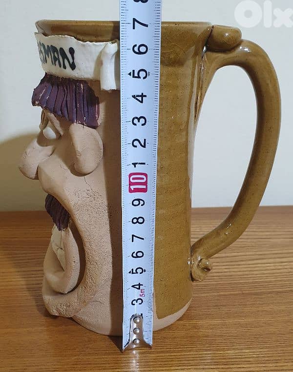 vintage ugly mug face new  never used beyrout ashrafiye 15$ 03723895 2