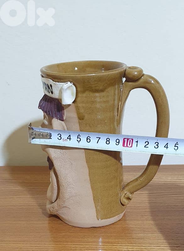 vintage ugly mug face new  never used beyrout ashrafiye 15$ 03723895 3