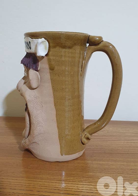 vintage ugly mug face new  never used beyrout ashrafiye 15$ 03723895 5