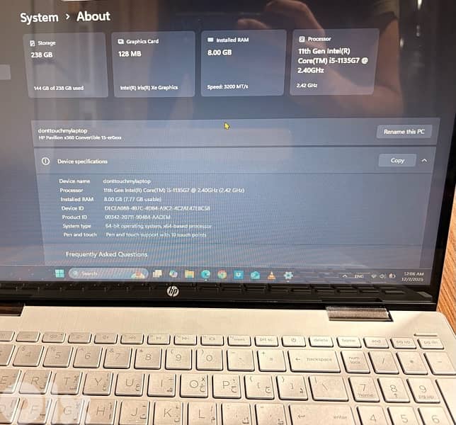 HP Pavilion convertible x360 2