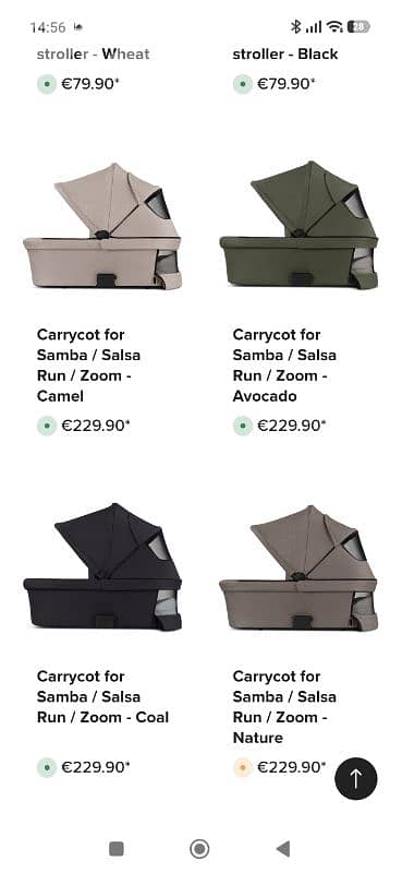 ABC Design Baby Stroller Set (Like New) 5