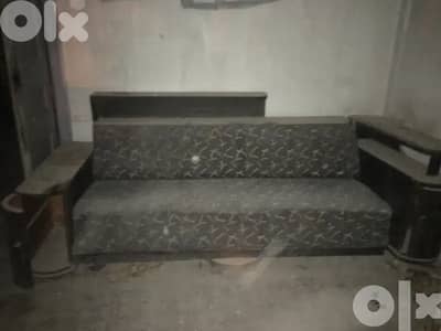 French made Art-Deco 1950s Sofa