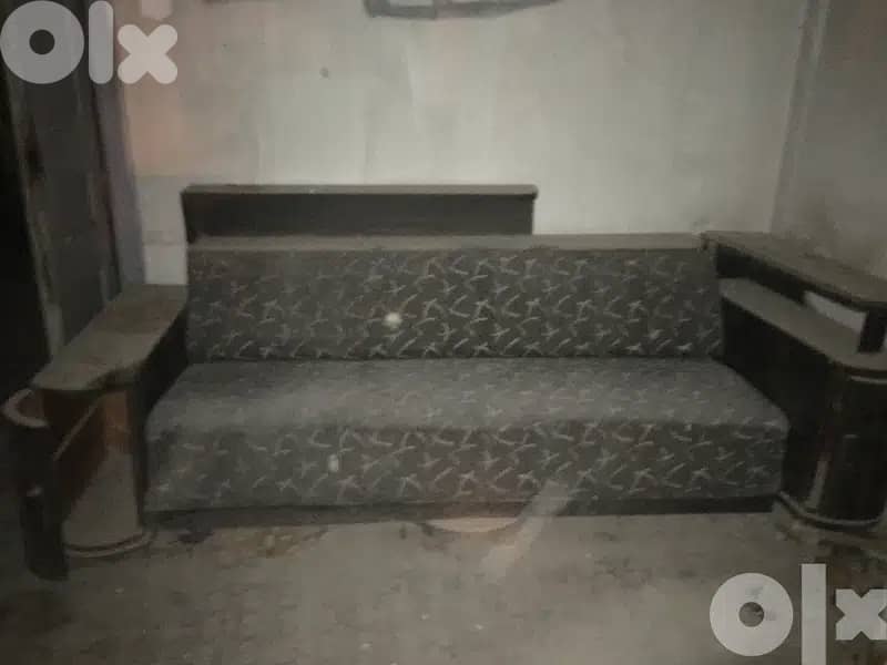 French made Art-Deco 1950s Sofa 0