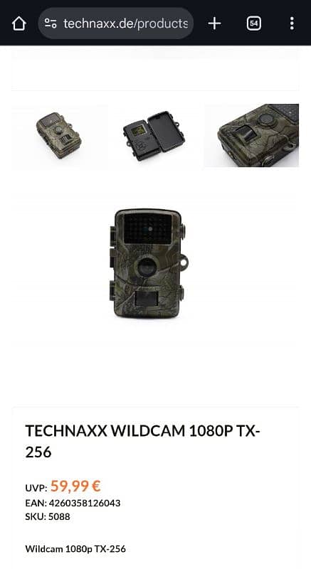 Technaxx Night vision 1080p TX-256 Wild cam Security surveillance cam 9