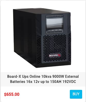 Board-X Ups Online Internal or External Batteries 8