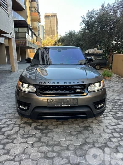 Range Rover Sport V6 HSE 2017 gray on black (clean carfax-82000 miles)