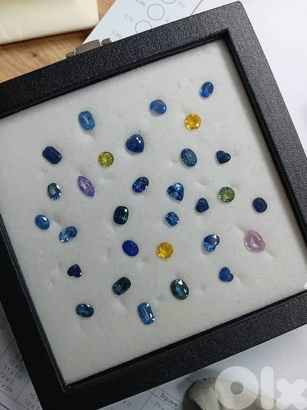 natural sapphire box 40.46 ct 0