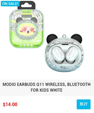 MODIO EARBUDS NOISE CANCELLATION BLUETOOTH WIRELESS 2