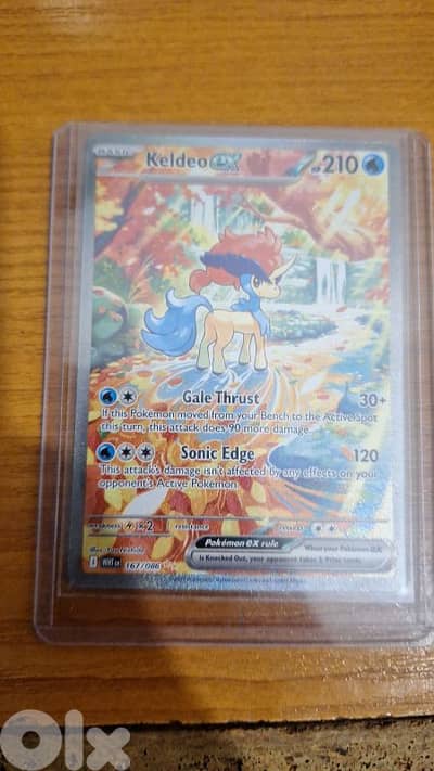 pokemon card kaldeo ex #167