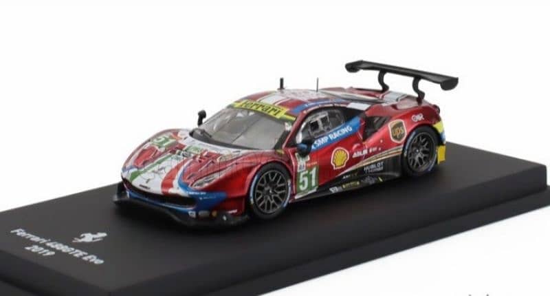 Ferrari 488 GTE Evo 2019 diecast car model 1;64 0