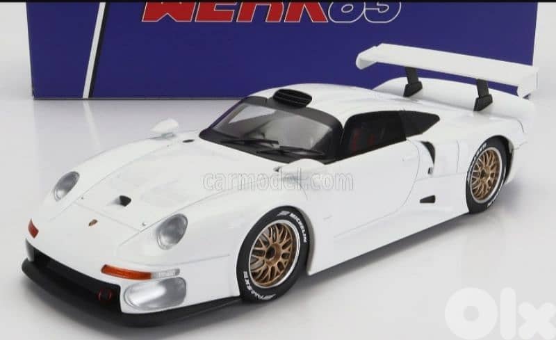 Porsche 911 GT1 1996 diecast car model 1;18 0