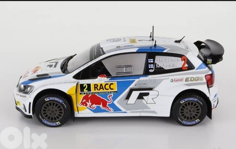 VW Polo R WRC (Rally Catalunya 2014) diecast car model 1;24 1