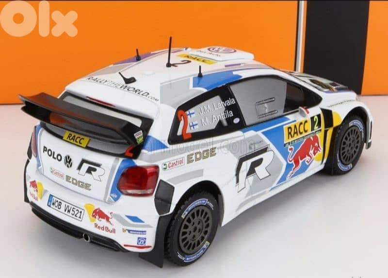VW Polo R WRC (Rally Catalunya 2014) diecast car model 1;24 2