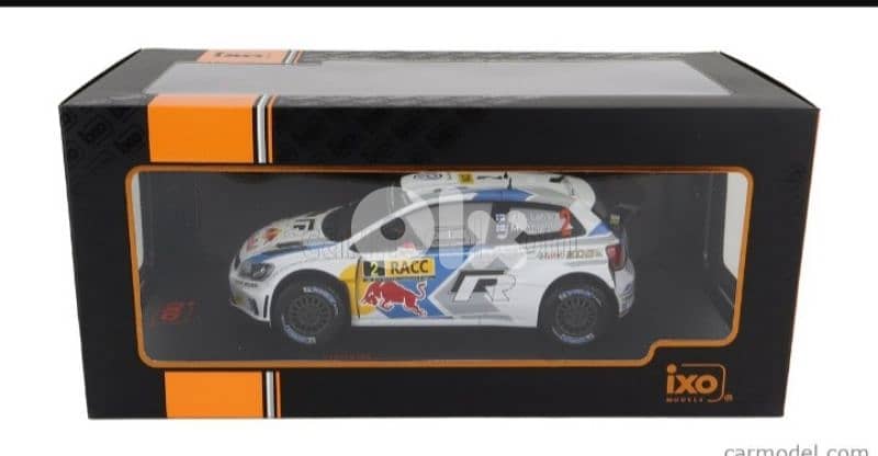 VW Polo R WRC (Rally Catalunya 2014) diecast car model 1;24 3
