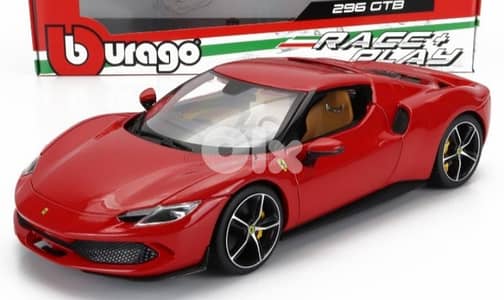 Ferrari 296 GTB diecast car model 1;18