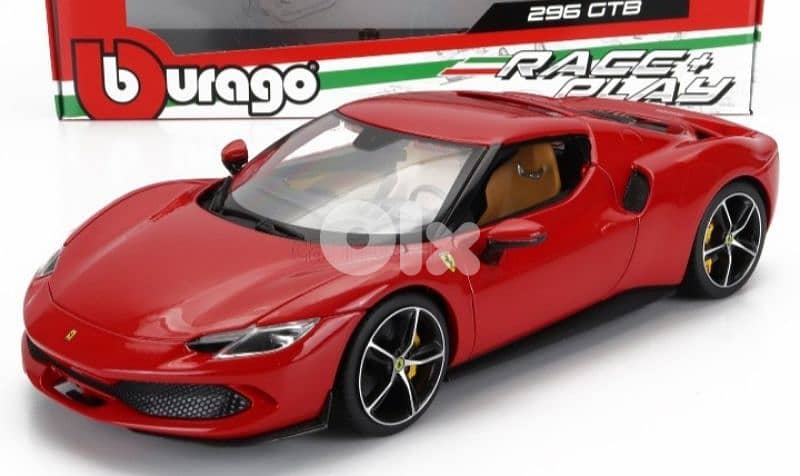 Ferrari 296 GTB diecast car model 1;18 0
