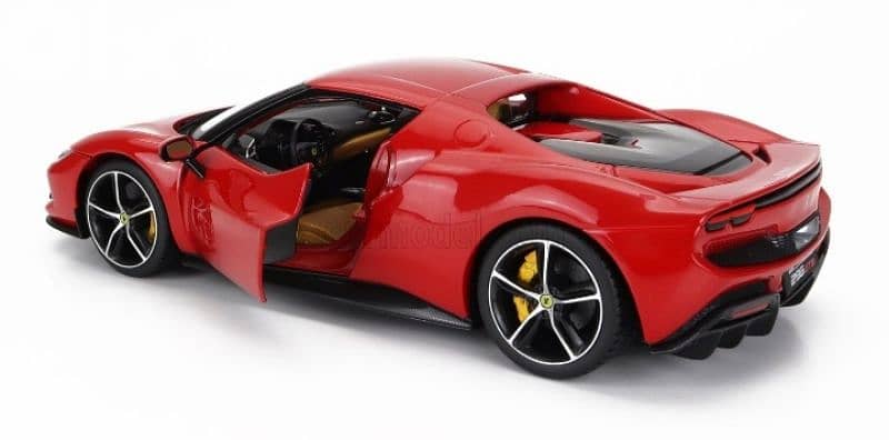 Ferrari 296 GTB diecast car model 1;18 7