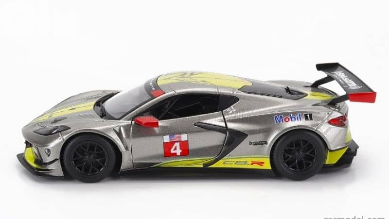 Corvette C8. R diecast car model 1:24. 1