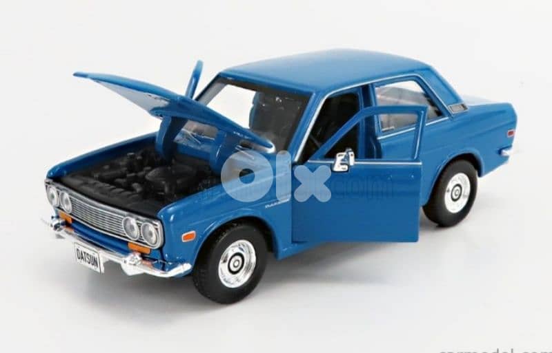 Datsun 510 1971 diecast car model 1;24 3