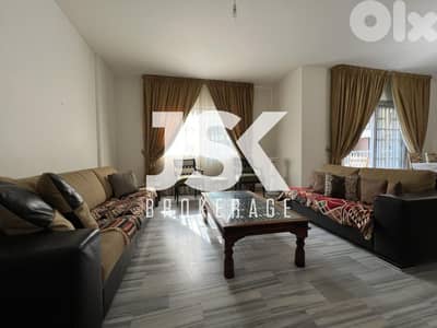 L19848 - Furnished 3-Bedroom Apartment For Rent in Achrafieh, Rmeil