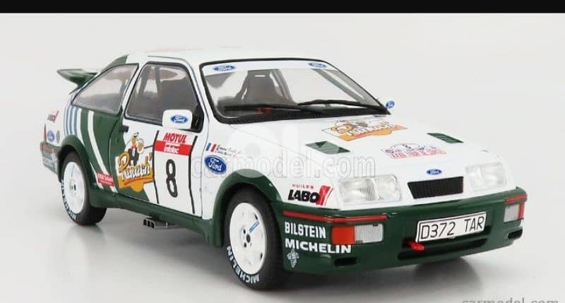 Ford Sierra Cosworth RS600(Tour De Corse 1988) diecast car model 1;18 3