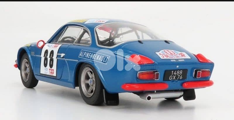 Alpine A110 1600RS (Rally Portugal 1971) diecast car model 1;18 2