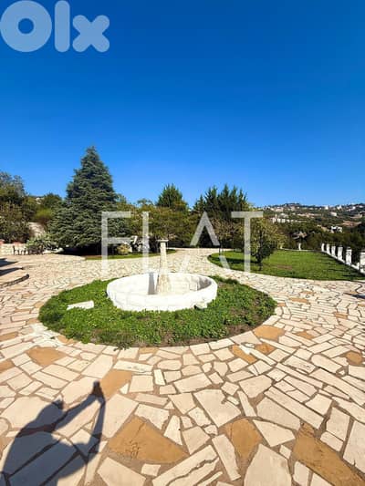 Villa for Sale in Ajaltoun – Prime Location | فيلا للبيع في عجلتون