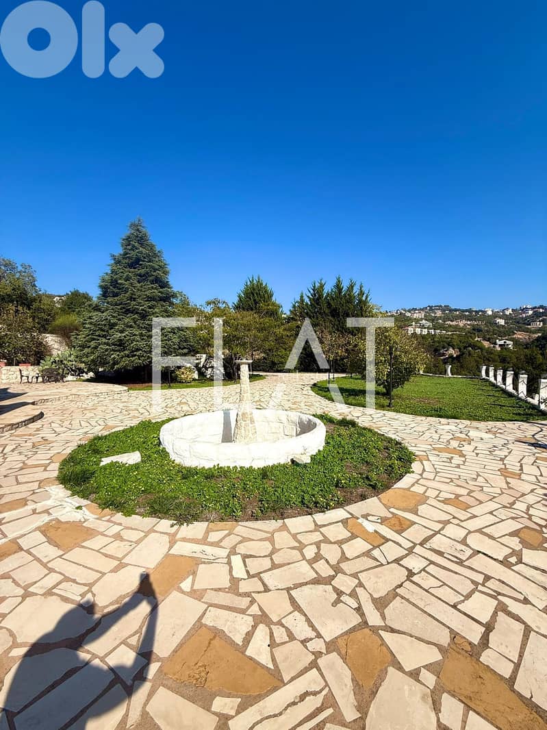 Villa for Sale in Ajaltoun – Prime Location | فيلا للبيع في عجلتون 0