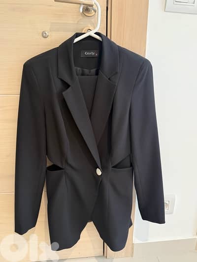 classic black suit new size s